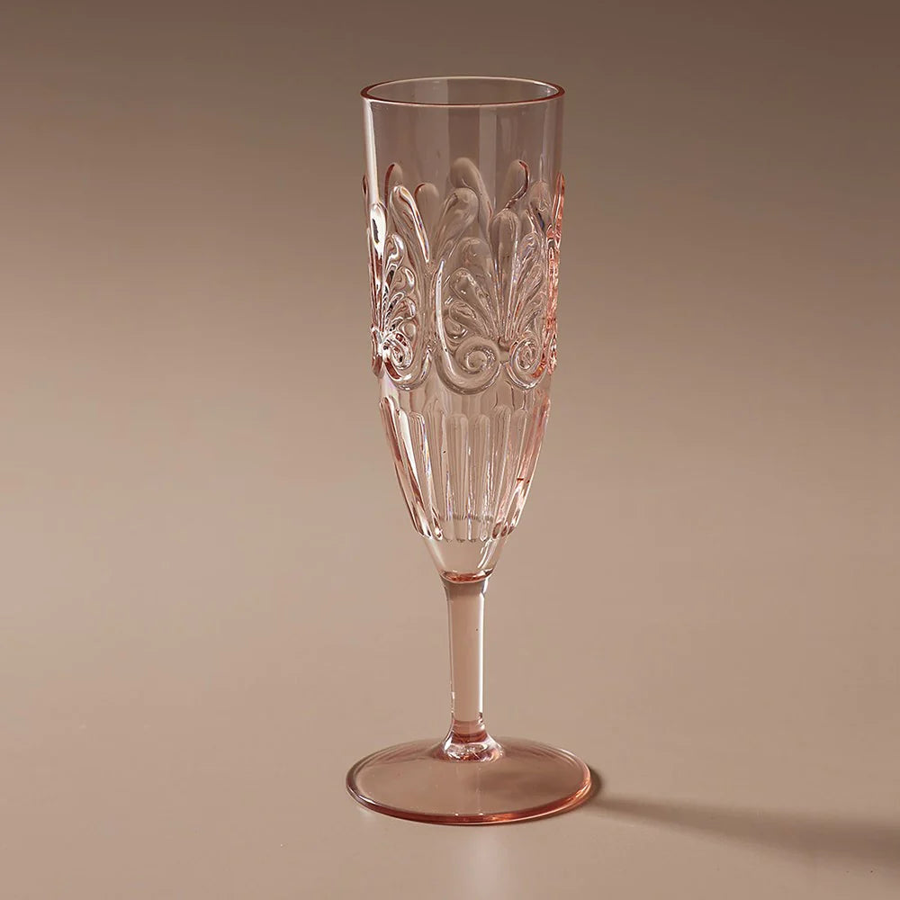 Flemington Acrylic Champagne Flute - Pink