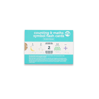 Counting and Math Symbol Flash Cards