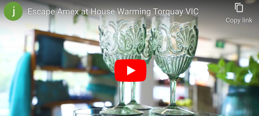 Escape x Amex visits House Warming in Torquay