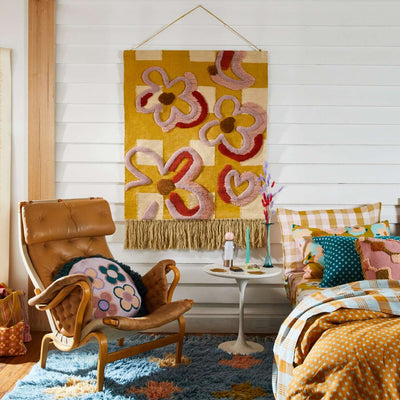Weavings and Wall Hangings. Think outside the frame for some affordable and fun wall décor