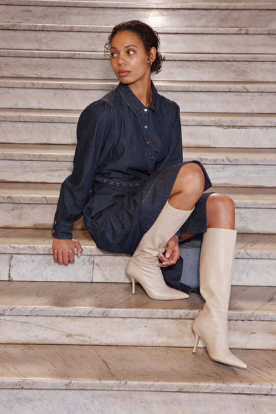 Carrie Dress - Indigo
