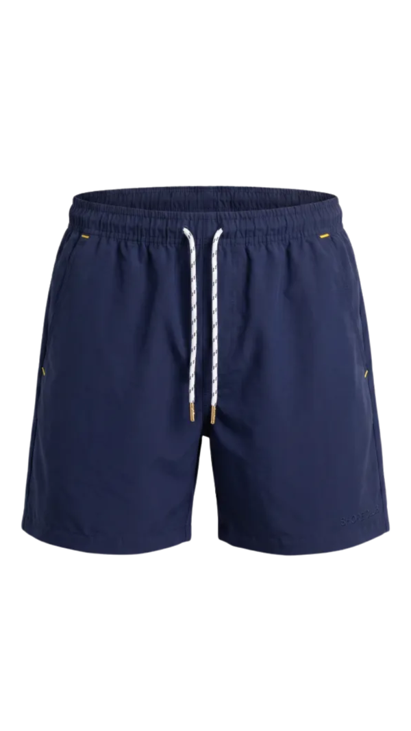Solid Navy Swim Short