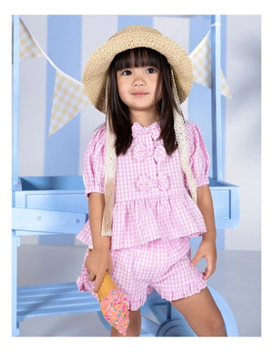 animal-crackers-checkered-top-pink