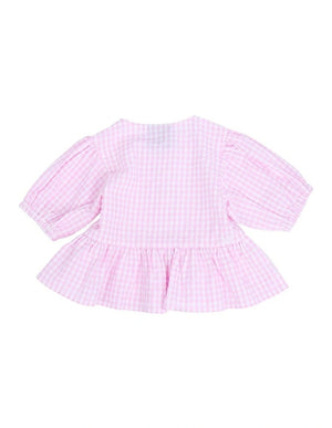 animal-crackers-checkered-top-pink