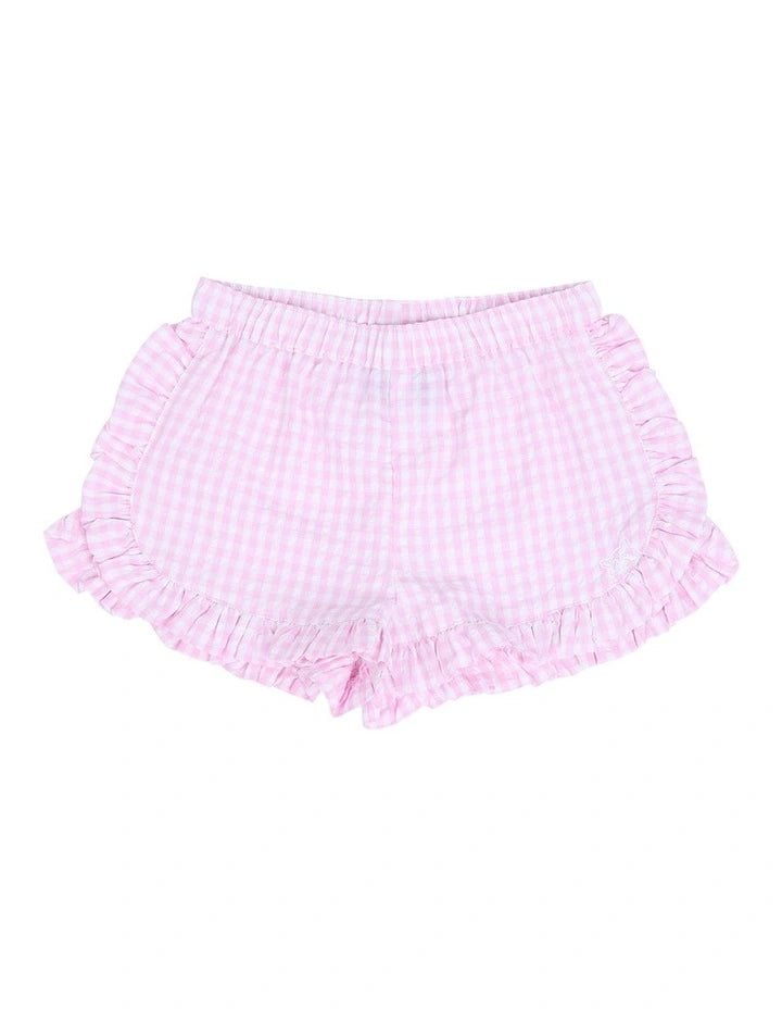 animal-crackers-checkered-short-pink