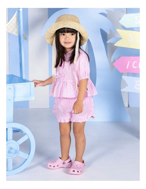 animal-crackers-checkered-short-pink
