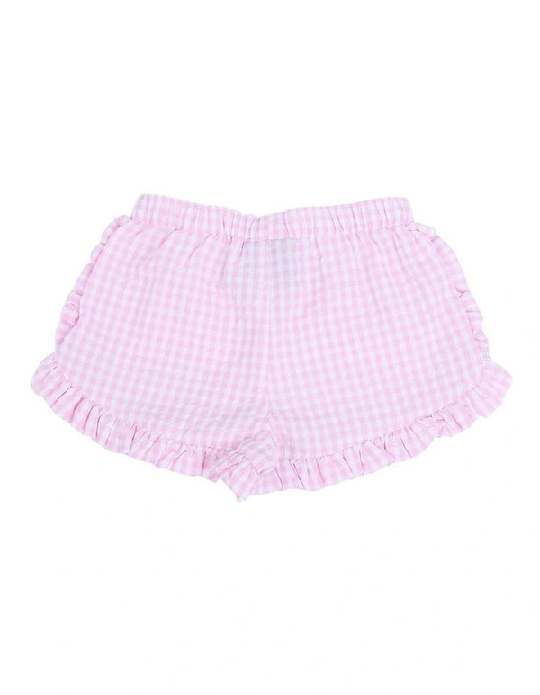 animal-crackers-checkered-short-pink