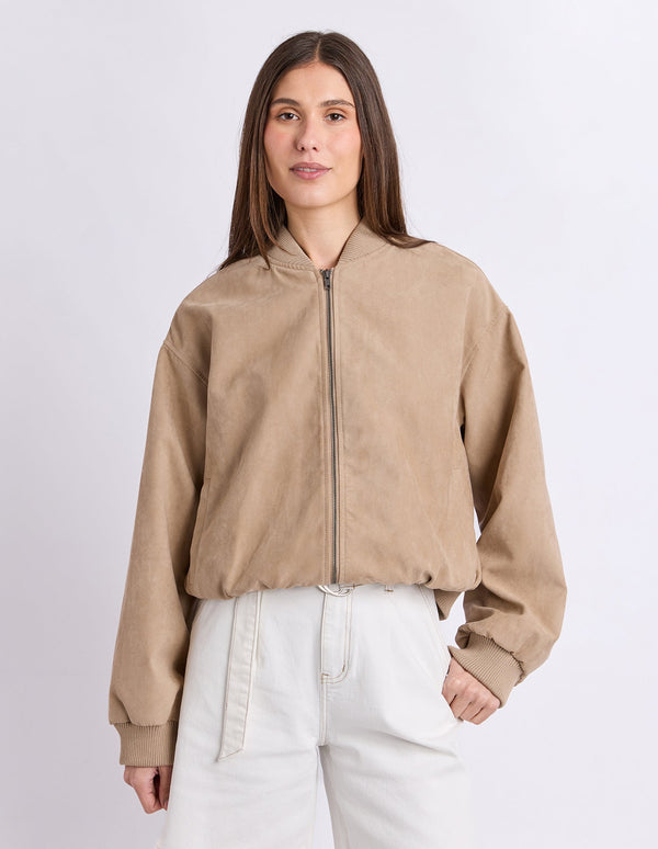 foxwood-evie-suede-bomber-sand
