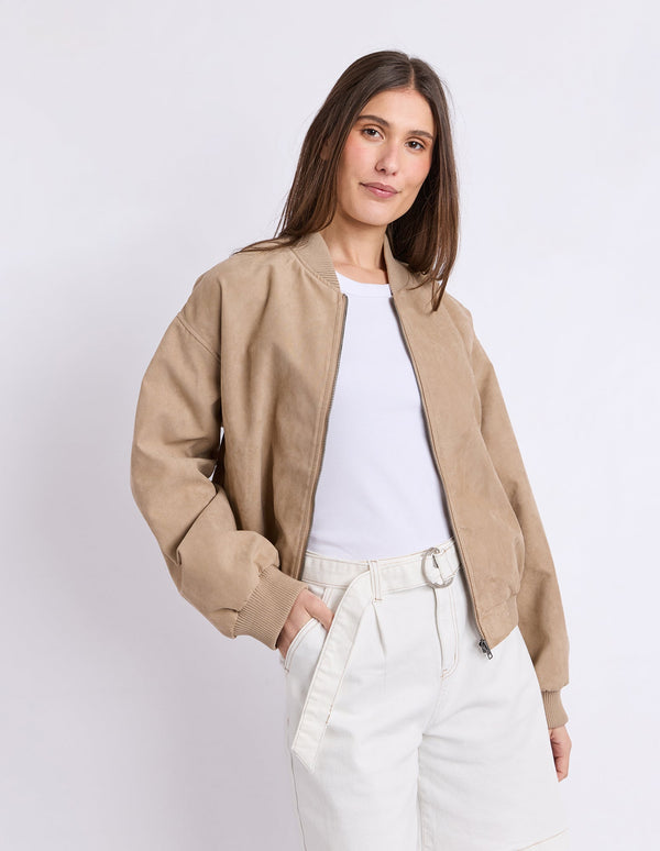 foxwood-evie-suede-bomber-sand