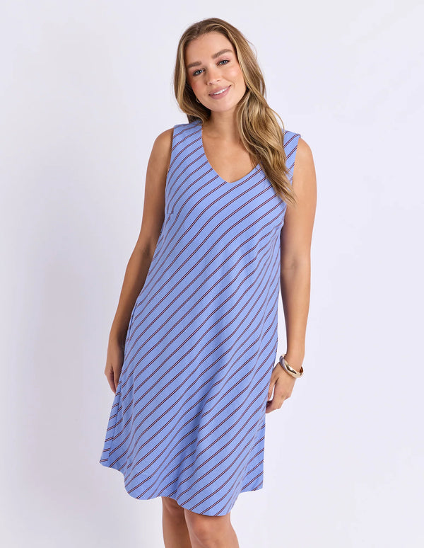 Alba Dress -Cornflower Blue