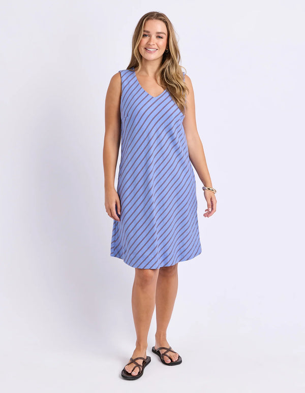 Alba Dress -Cornflower Blue