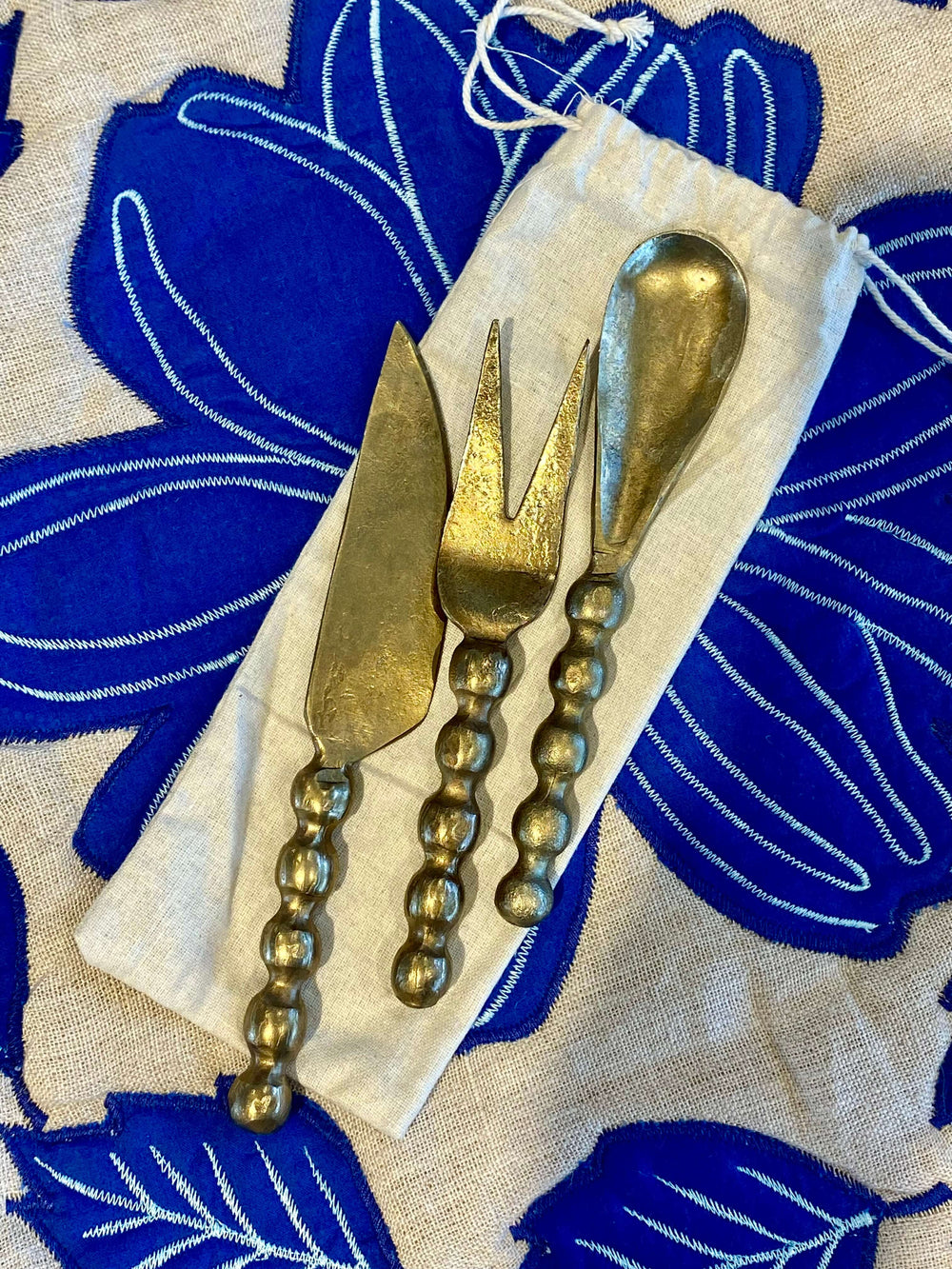 Haolin Cheese Utensils - Brass