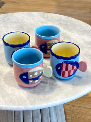 Willy Cup - Spot Fish Pink