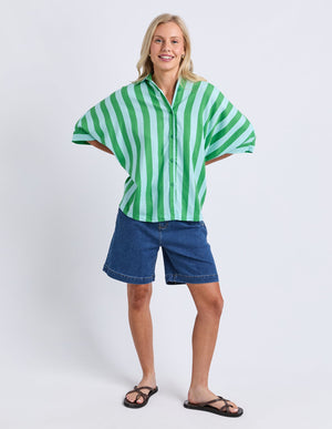 elm-lifestyle-palermo-stripe-shirt-green