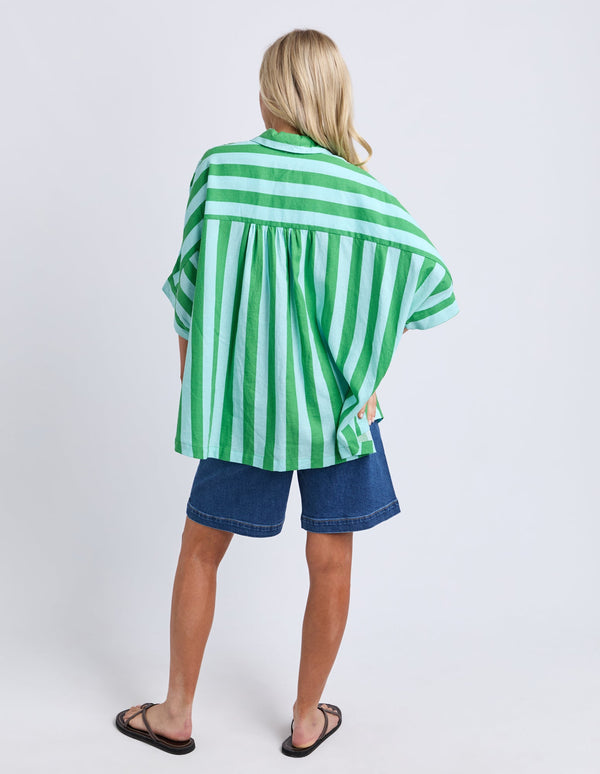 elm-lifestyle-palermo-stripe-shirt-green