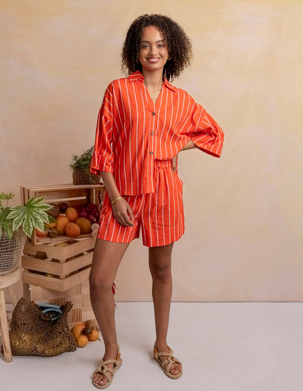 elm-lifestyle-bloom-shirt-tangello