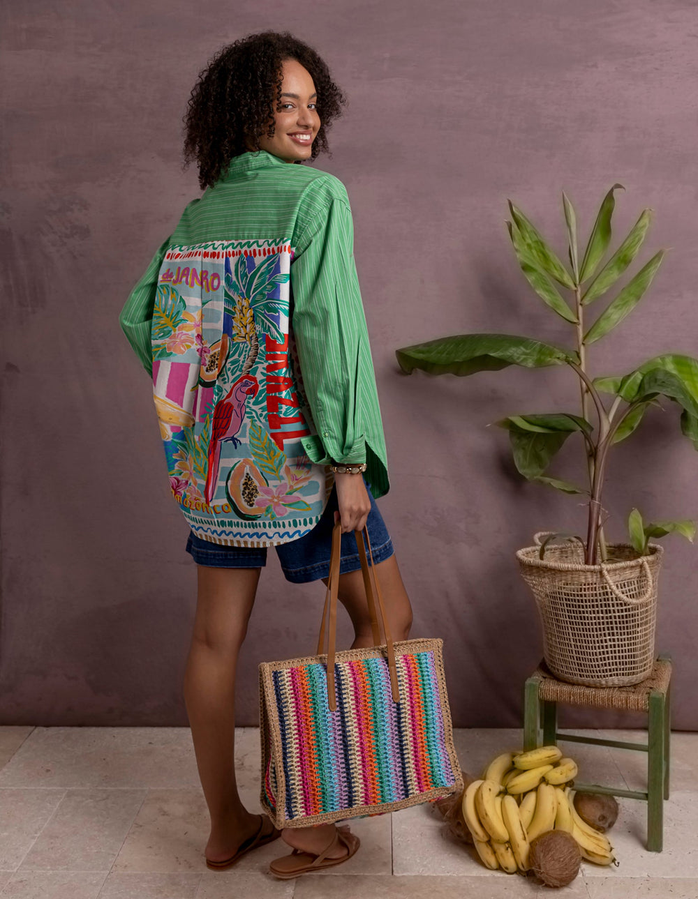 elm-lifestyle-tropical-muse-shirt-green