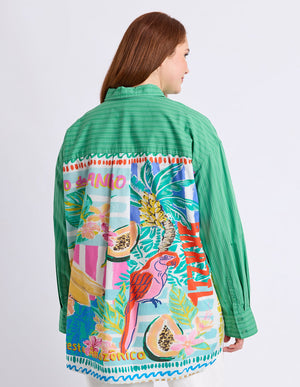 elm-lifestyle-tropical-muse-shirt-green