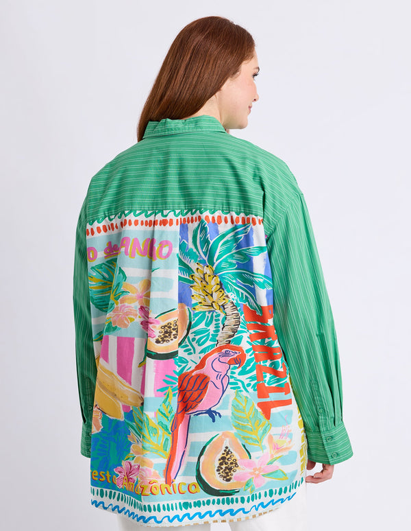 elm-lifestyle-tropical-muse-shirt-green