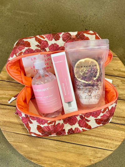 Cerise Wash Bag Pack - Rosewater