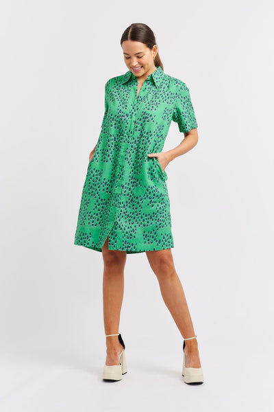 Odyssey Martini Dress - Emerald