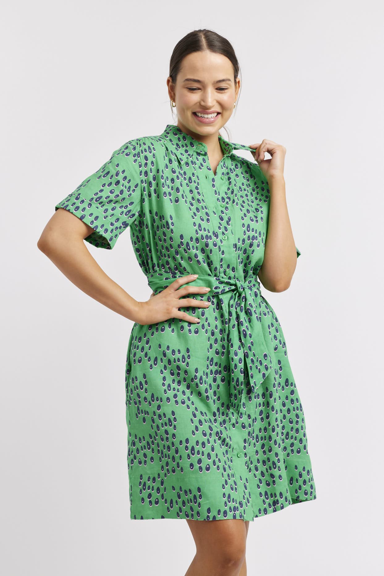 Odyssey Martini Dress - Emerald