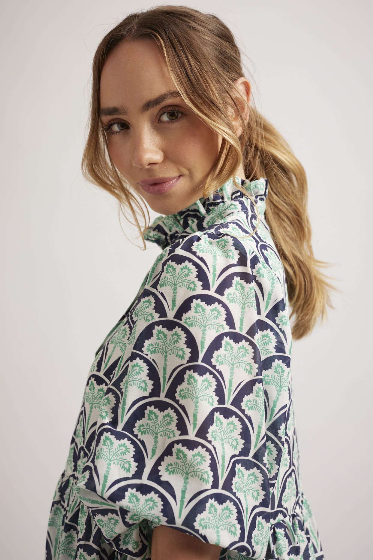 Lume Dress Oasis - Navy