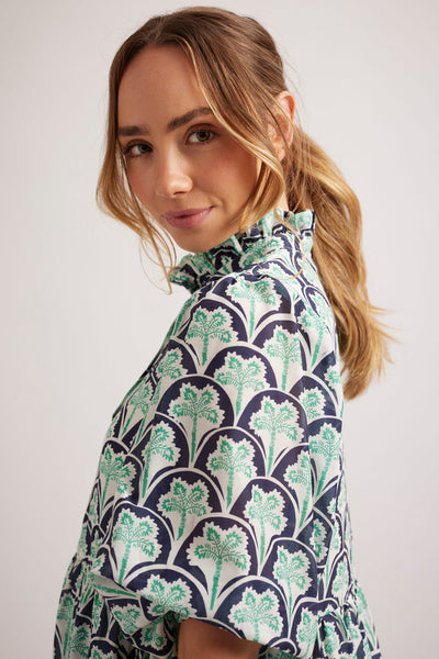 Lume Dress Oasis - Navy