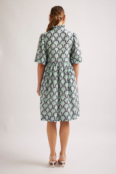 Lume Dress Oasis - Navy