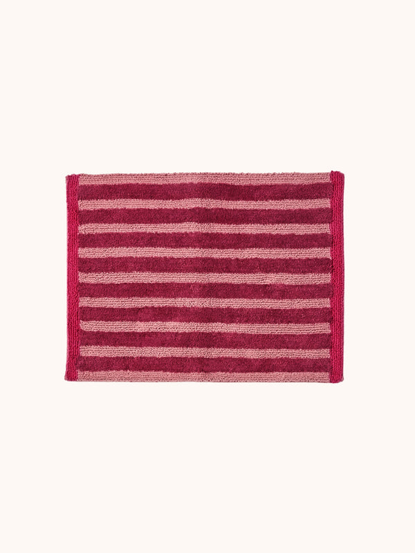 bonnie-neil-stripe-burgundy-bath-mat