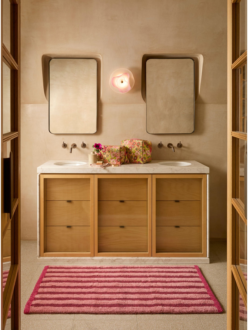 bonnie-neil-stripe-burgundy-long-bath-mat