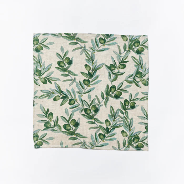 Napkin-Olive Green set 6