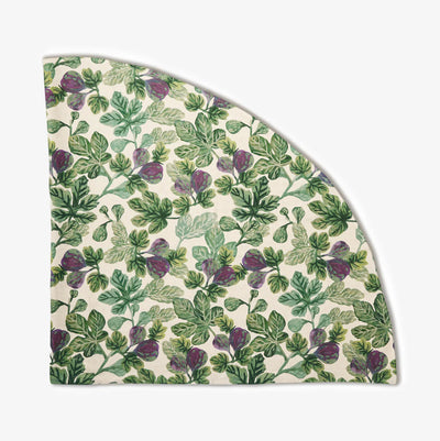 Figgy Green Round Tablecloth