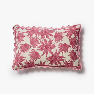 Flannel Flower Pink 60x40cm Cushion