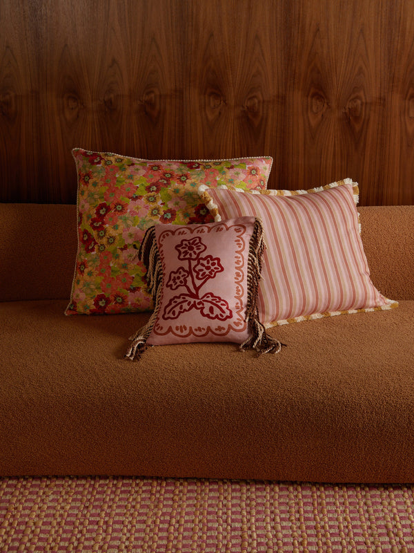 bonnie-neil-garden-stripe-pink-50cm-cushion