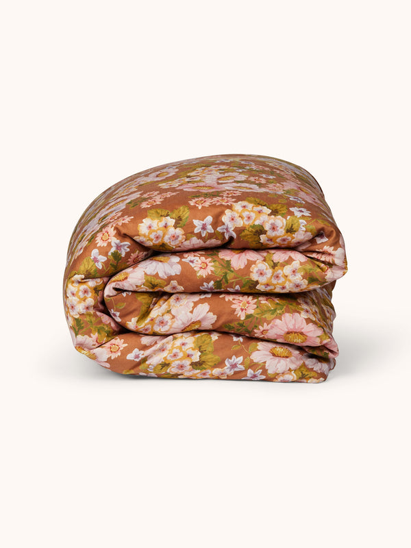 bonnie-neil-buttercup-rust-quilt-cover