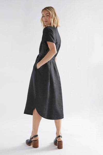 Neza Shirt Dress - Black