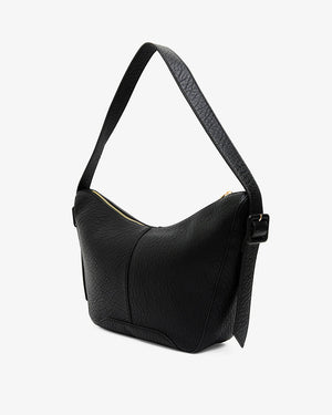 Barton Shoulder Bag - Black tilted