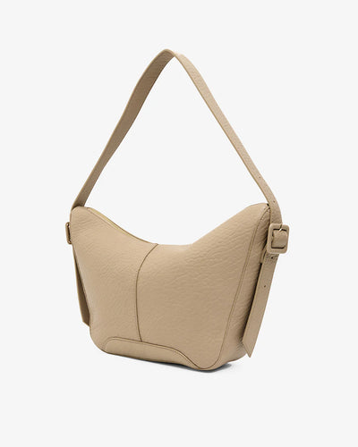 Barton Shoulder Bag - Latte side view
