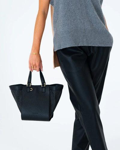 Hand holding Carnegie Tote - Black