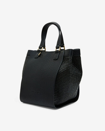 Carnegie Tote - Black tilted
