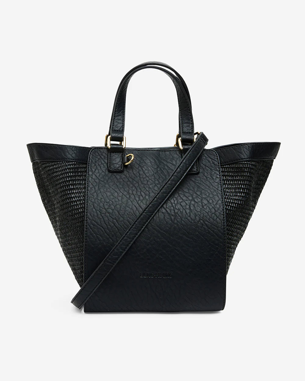Carnegie Tote - Black open sides