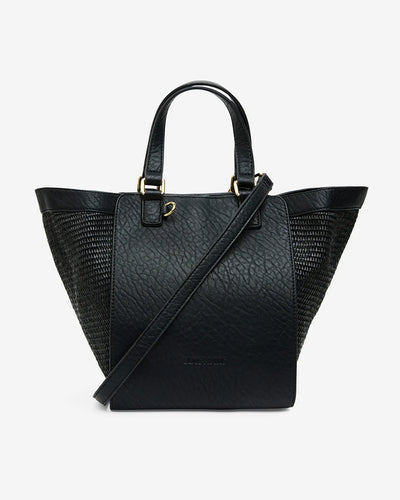 Carnegie Tote - Black open sides