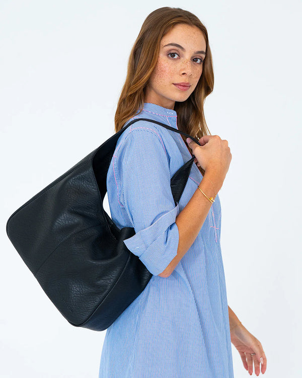 woman with Arcadia Tote - Black