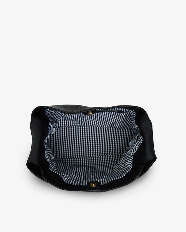Arcadia Tote - Black top view