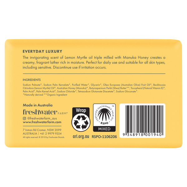 Freshwater Farm - Lemon Myrtle & Manuka Honey