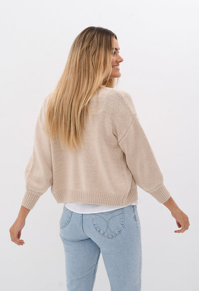 Bloom Cardi - Natural