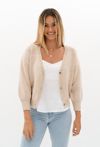 Bloom Cardi - Natural