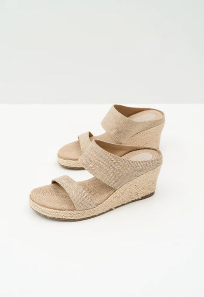 Oasis Wedge Shoe - Natural
