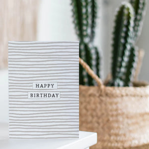 Happy Birthday Stripes